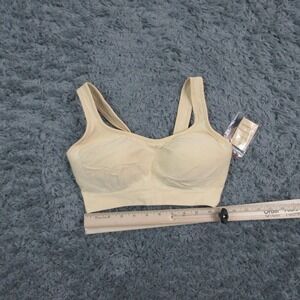 UNDEROUTFIT Longline Bra Womens M Beige Molded Padded Wireless Extender NWT